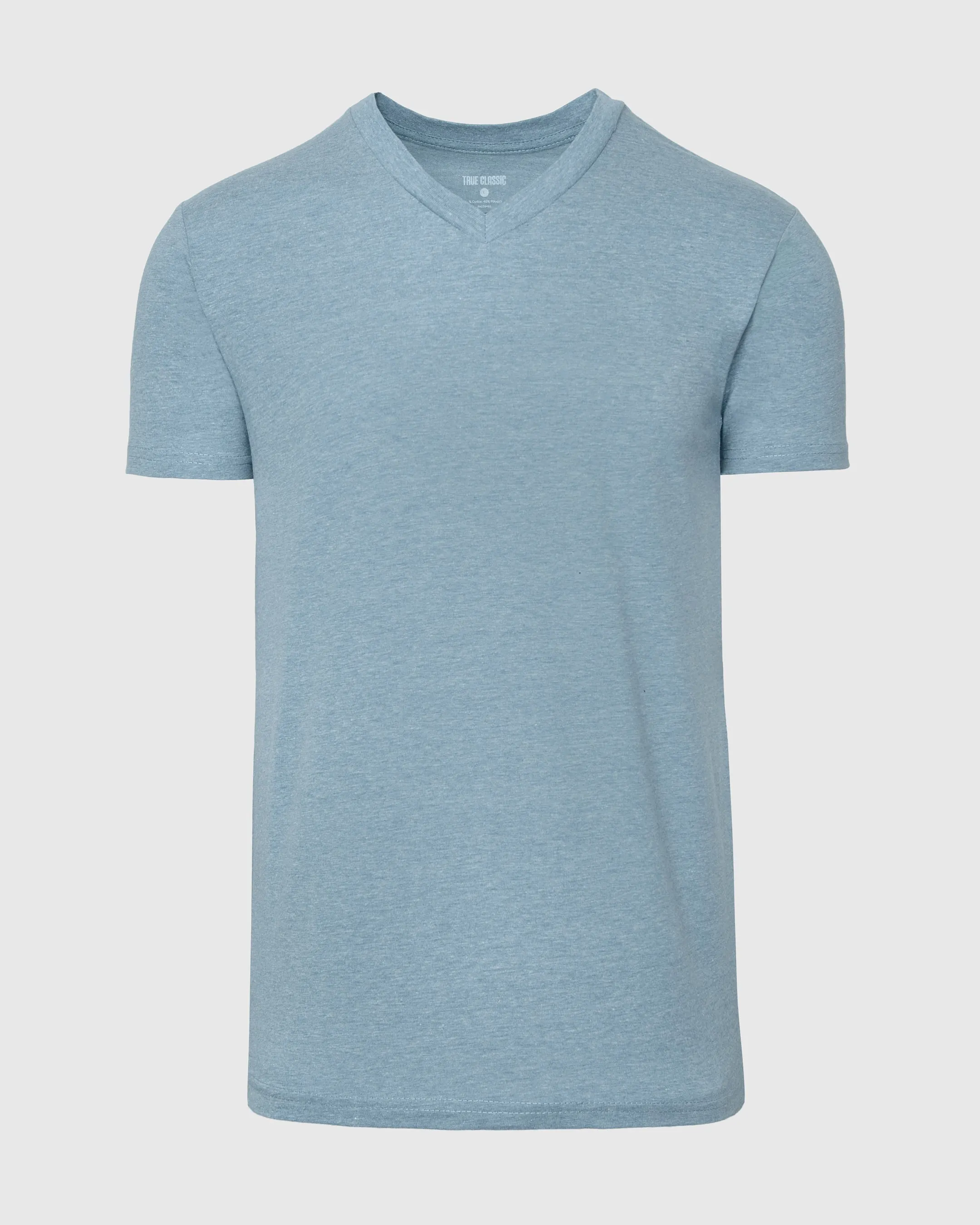Heather Sapphire Classic V-Neck sold by True Classic product image thumbnail 2