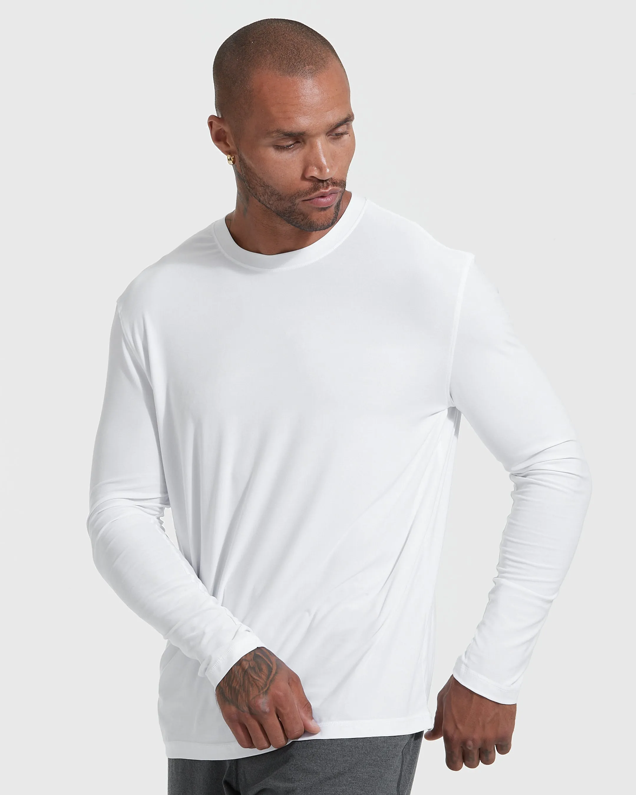 Everyday Active Long Sleeve Crew T-Shirt 3-Pack sold by True Classic product image thumbnail 2