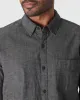 Black Wash Long Sleeve Chambray Shirt sold by True Classic