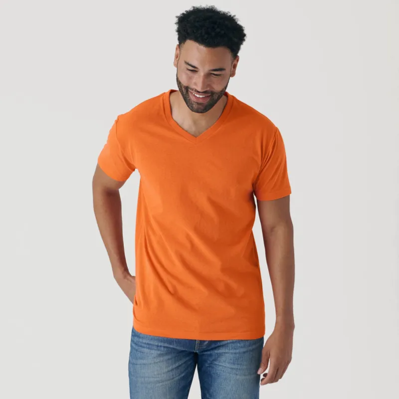 Orange V-Neck Tee sold by True Classic
