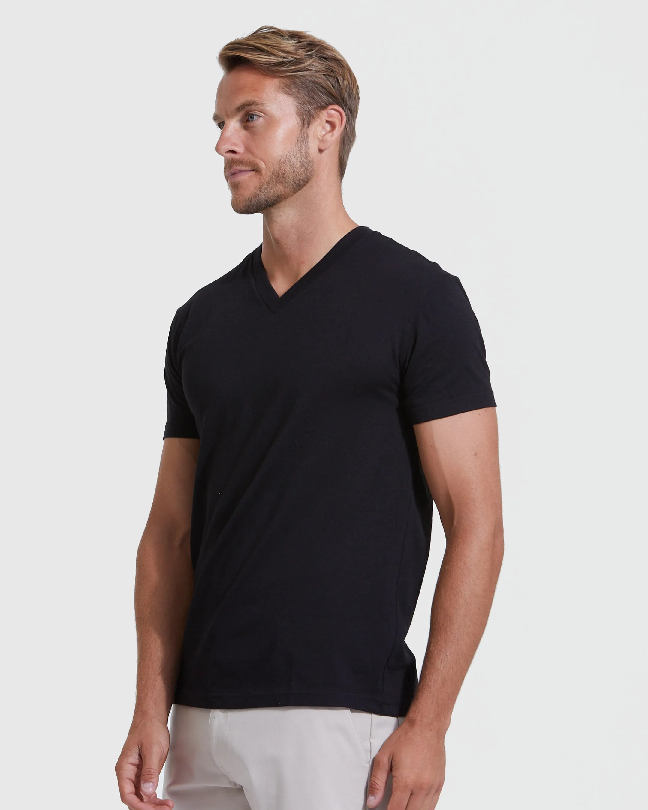 Staple V-Neck Tee 5-Pack sold by True Classic product image thumbnail 3