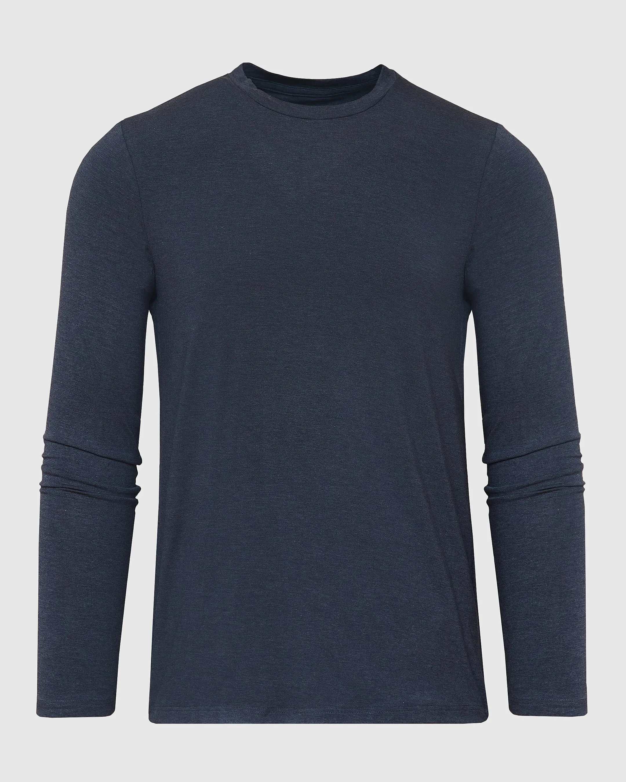 Heather Navy Long Sleeve Loungewear Tee sold by True Classic product image thumbnail 2
