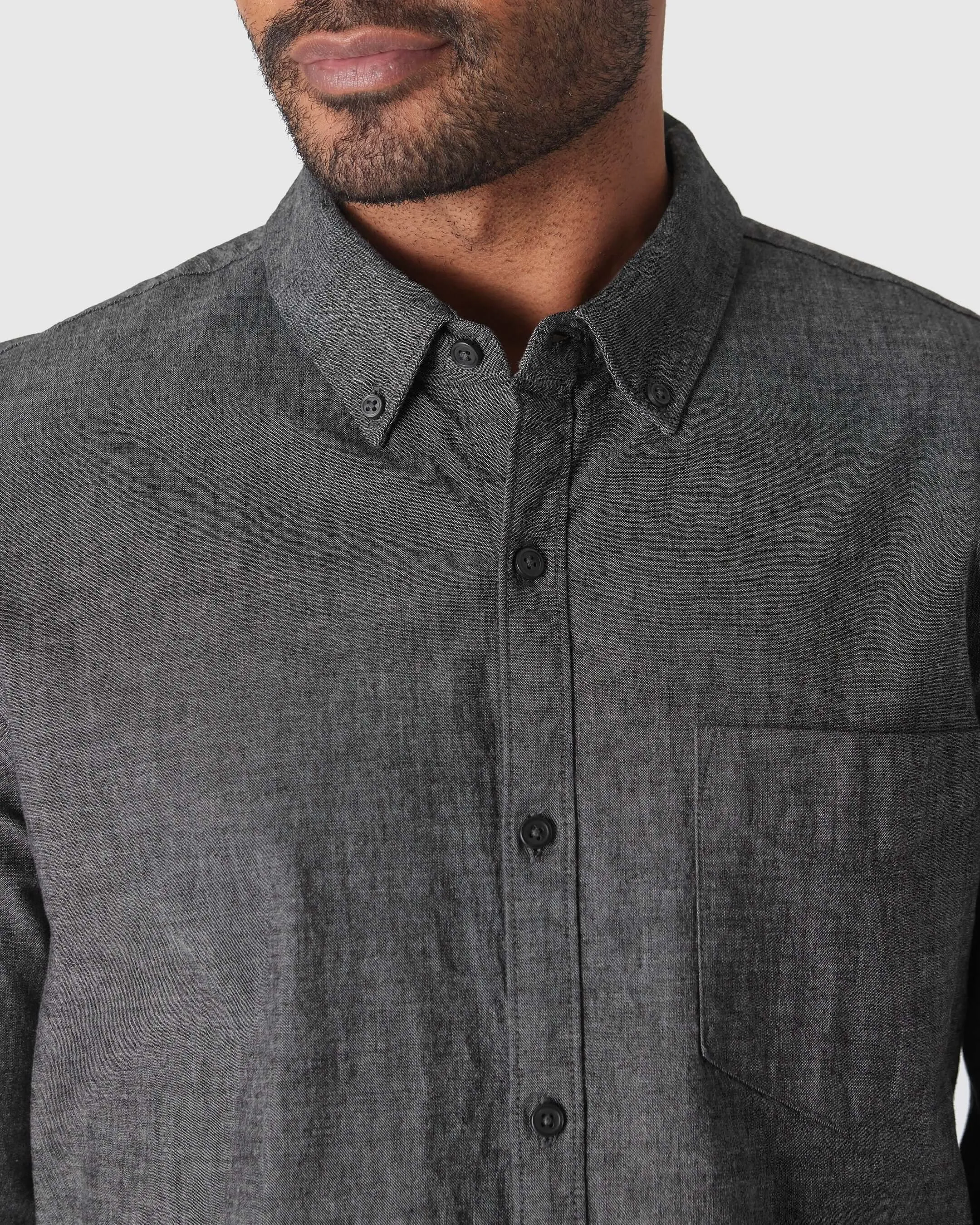 Long Sleeve Stretch Chambray Shirt 3-Pack sold by True Classic product image thumbnail 4