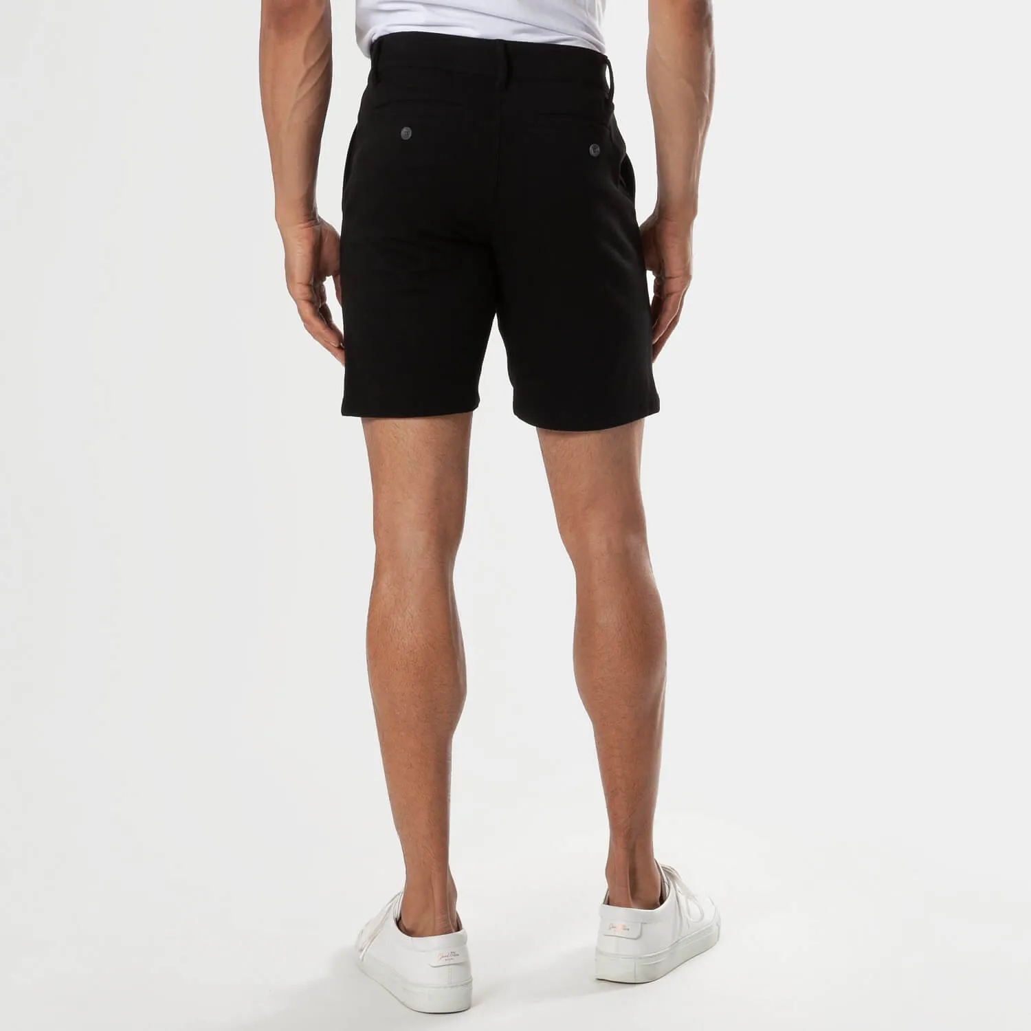 7" Black Comfort Knit Chino Shorts sold by True Classic product image thumbnail 3