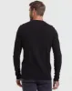 Black Waffle Long Sleeve Crew Neck sold by True Classic