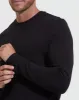 Black Waffle Long Sleeve Crew Neck sold by True Classic