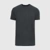 Heather Charcoal Gray Short Sleeve Crew Neck Tee sold by True Classic
