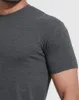 Heather Charcoal Gray Short Sleeve Crew Neck Tee sold by True Classic