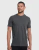 Heather Charcoal Gray Short Sleeve Crew Neck Tee sold by True Classic