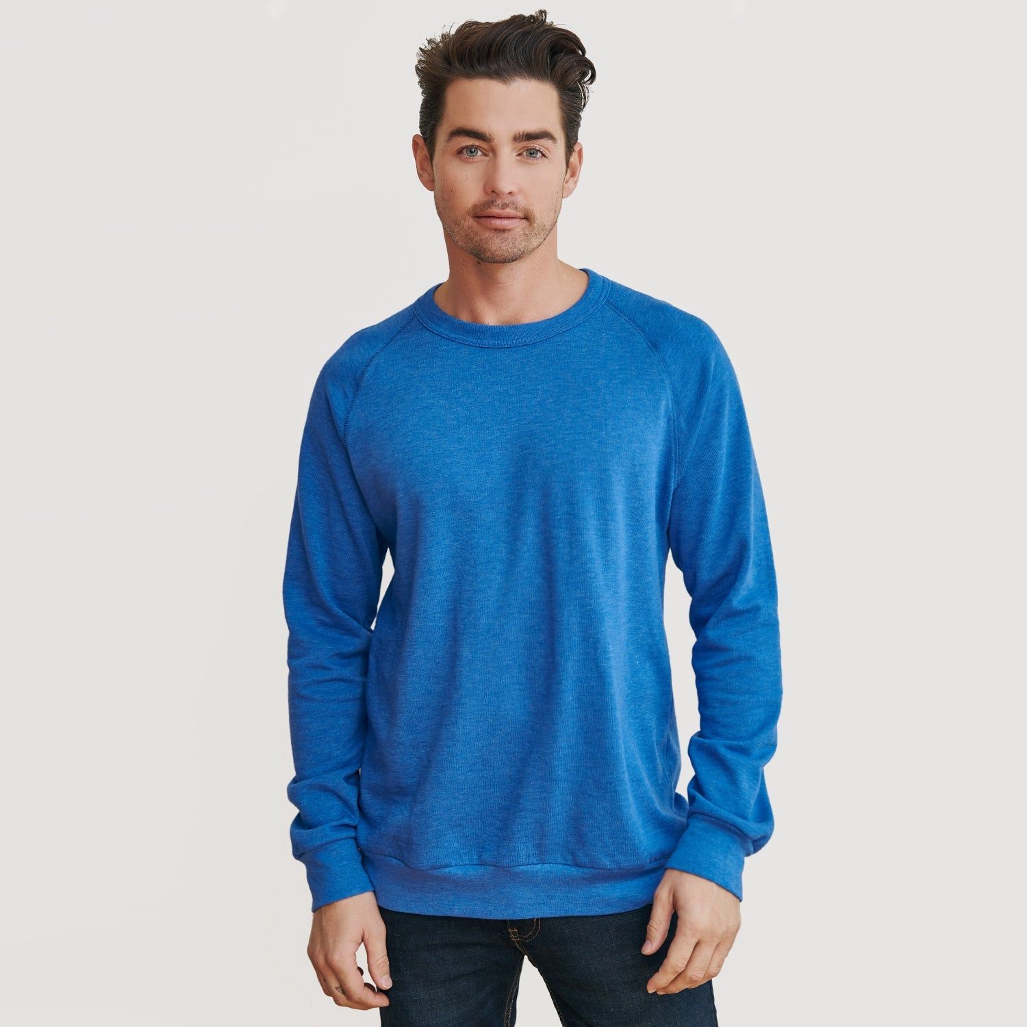 Pacific Blue Fleece Pull Over Sweatshirt sold by True Classic