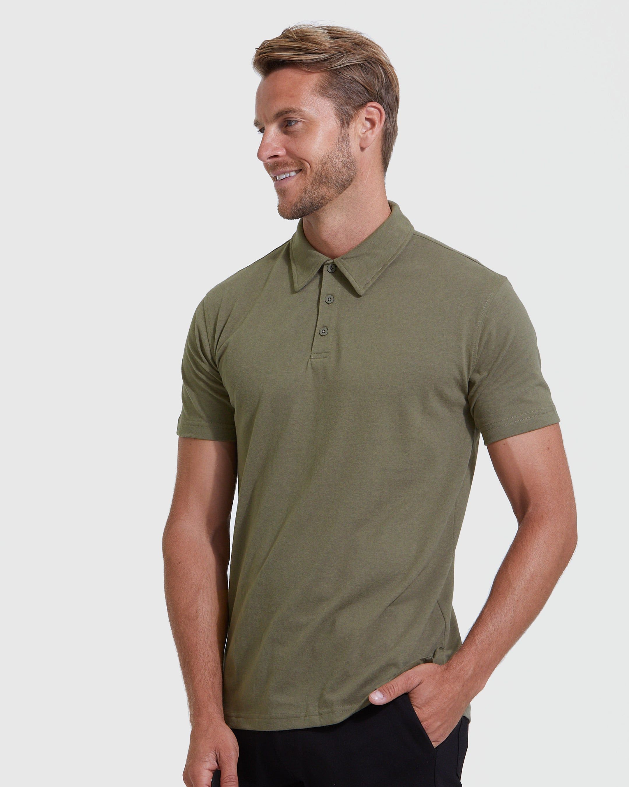 Green Polo 3-Pack sold by True Classic product image thumbnail 3