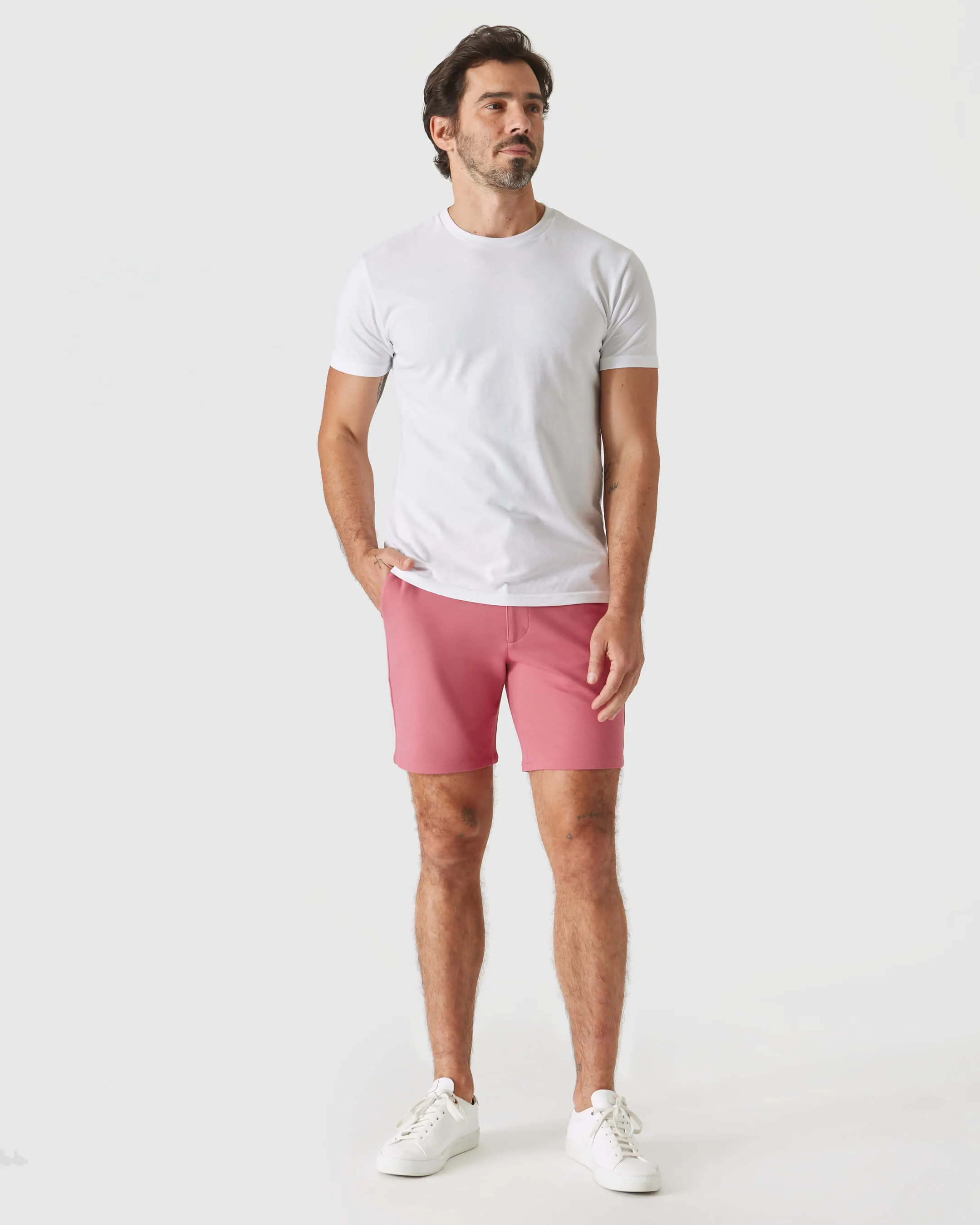 7" Rosewood Comfort Knit Chino Shorts sold by True Classic product image thumbnail 4