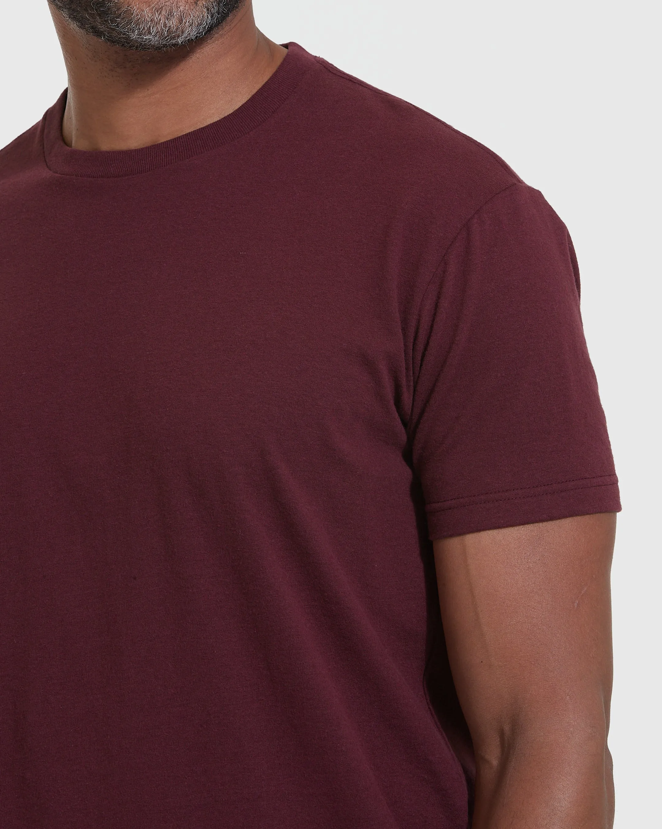 Mahogany Short Sleeve Crew Neck Tee sold by True Classic product image thumbnail 5