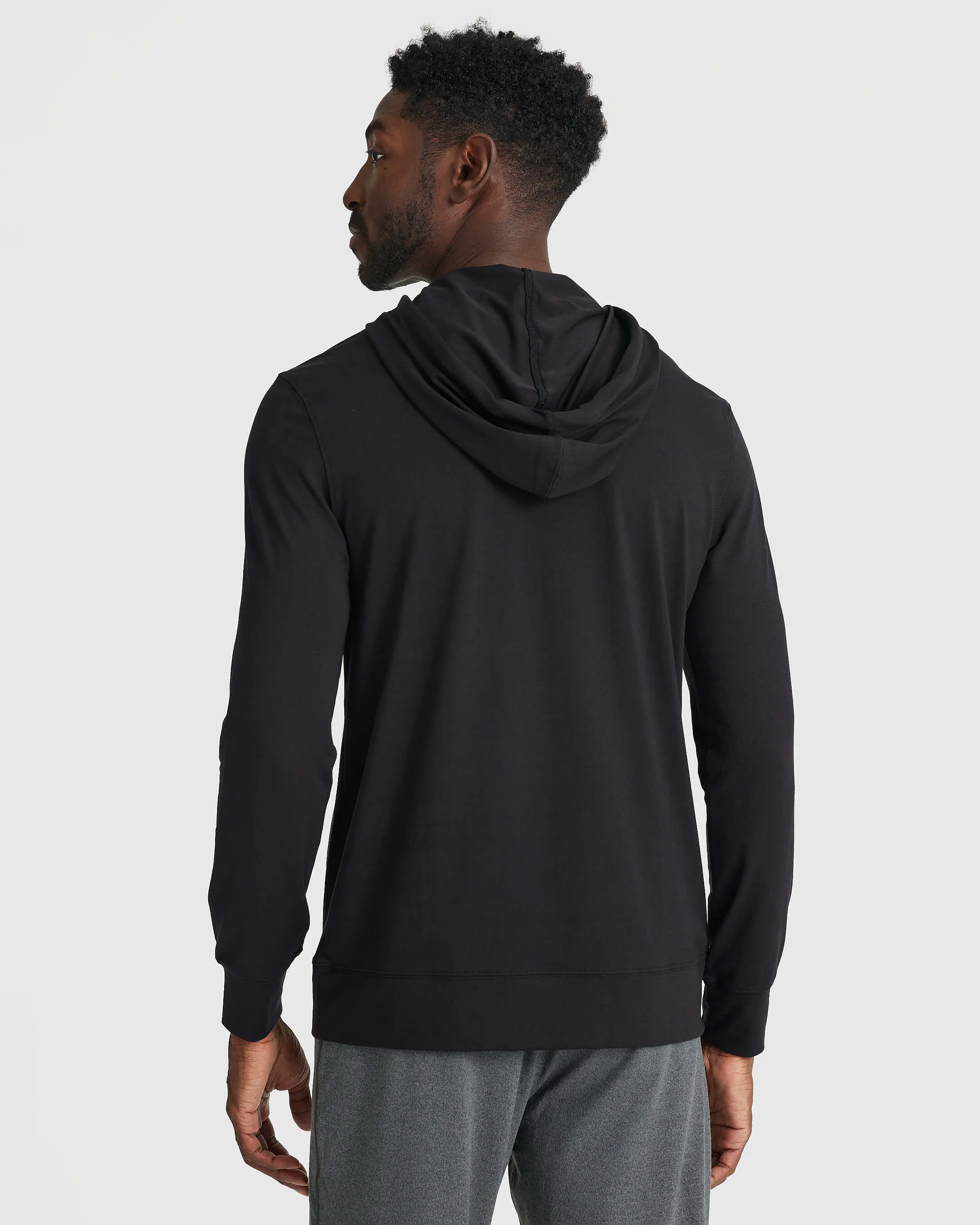 Black Active Comfort Pullover Hoodie sold by True Classic product image thumbnail 3