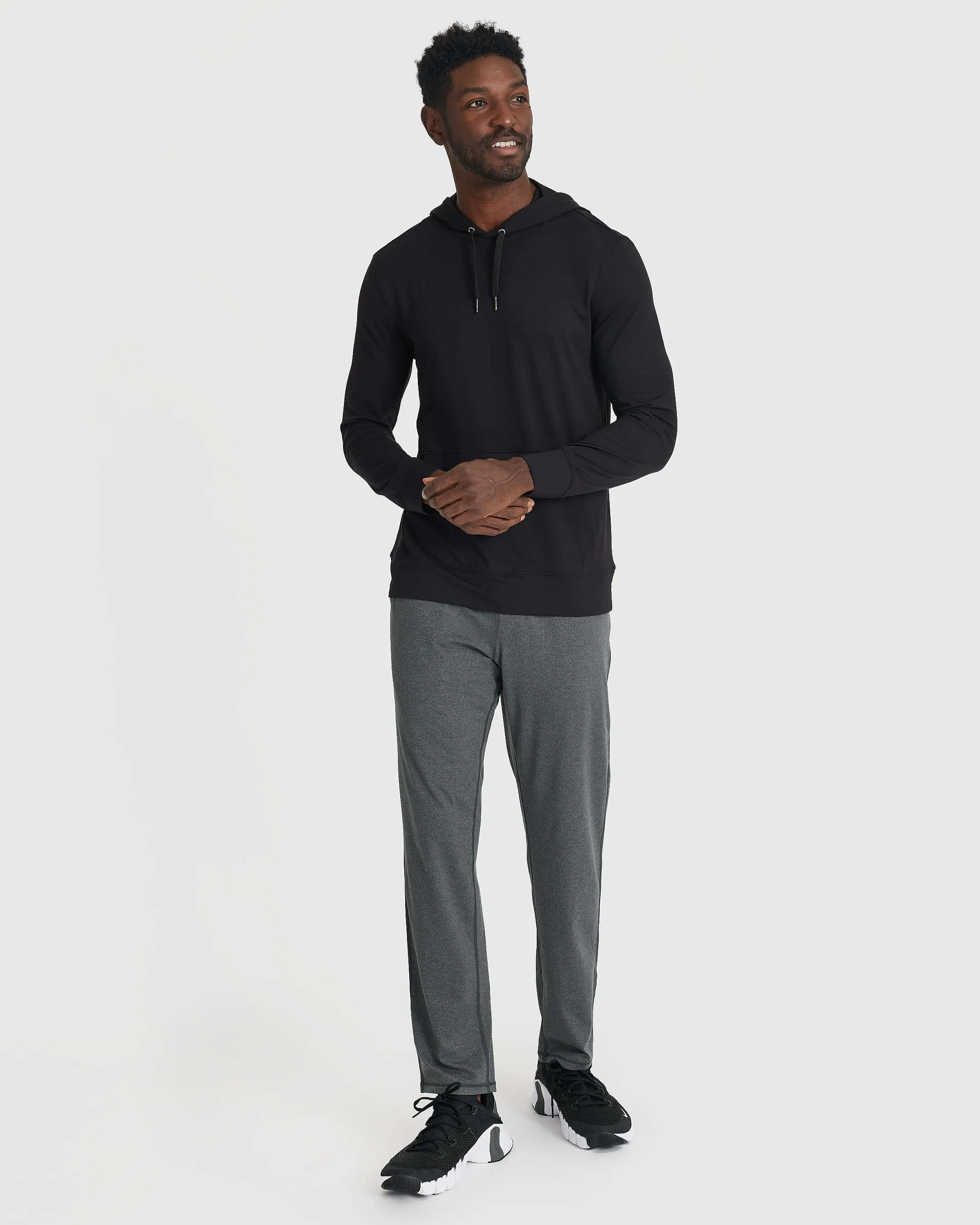 Black Active Comfort Pullover Hoodie sold by True Classic product image thumbnail 5