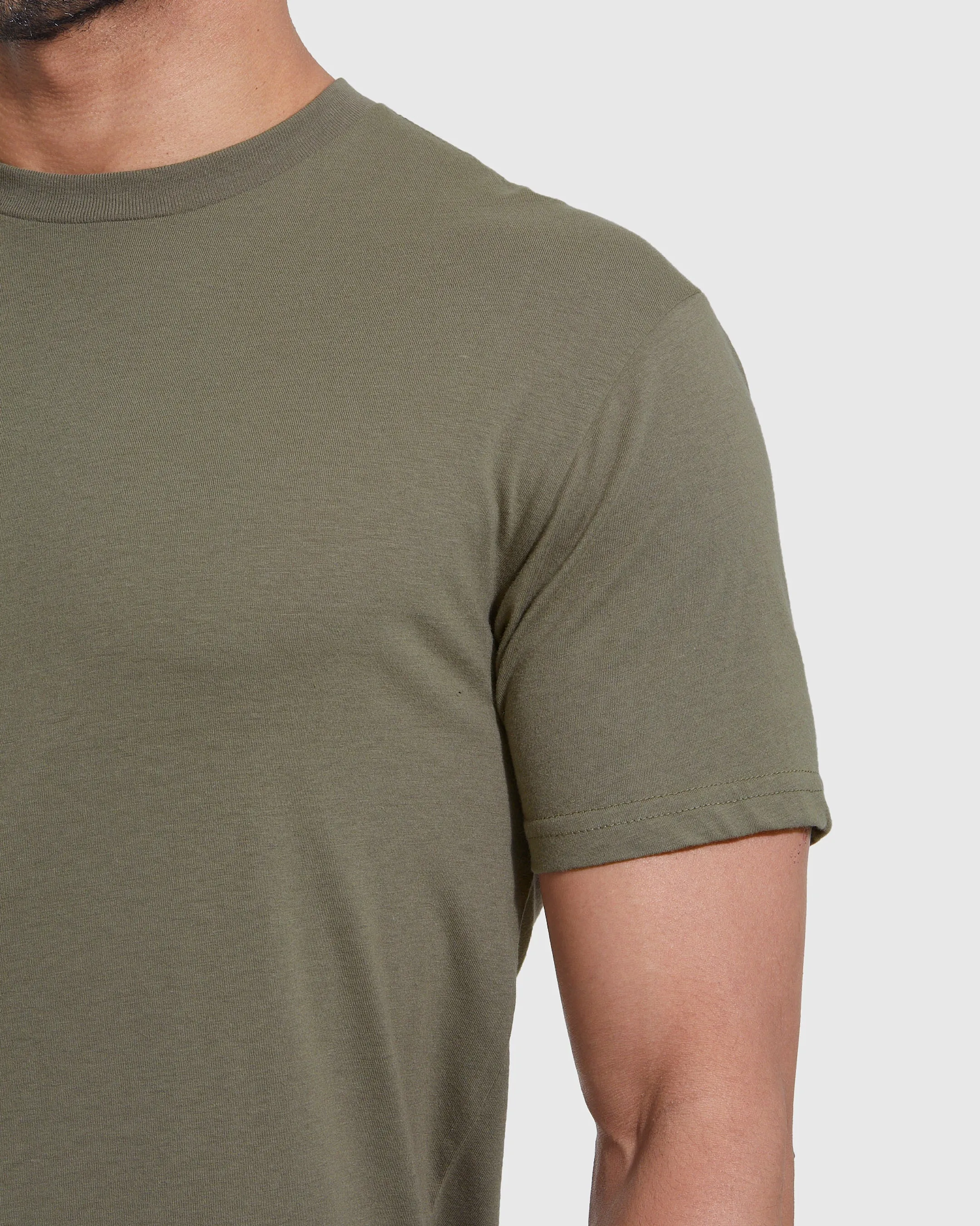 Military Green Classic Crew Neck sold by True Classic product image thumbnail 5