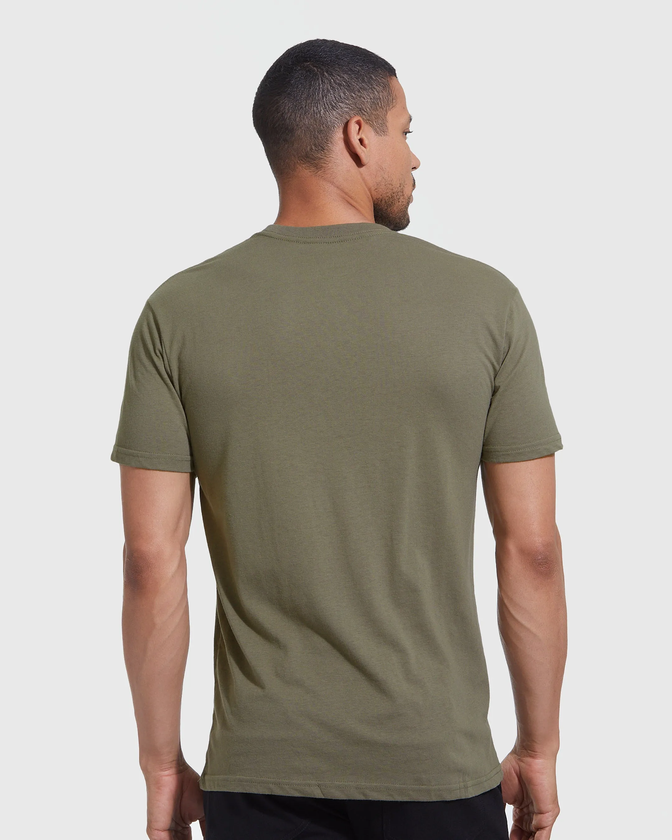 Military Green Classic Crew Neck sold by True Classic product image thumbnail 4