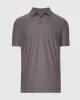 Heather Cocoa Active Polo 2.0 sold by True Classic