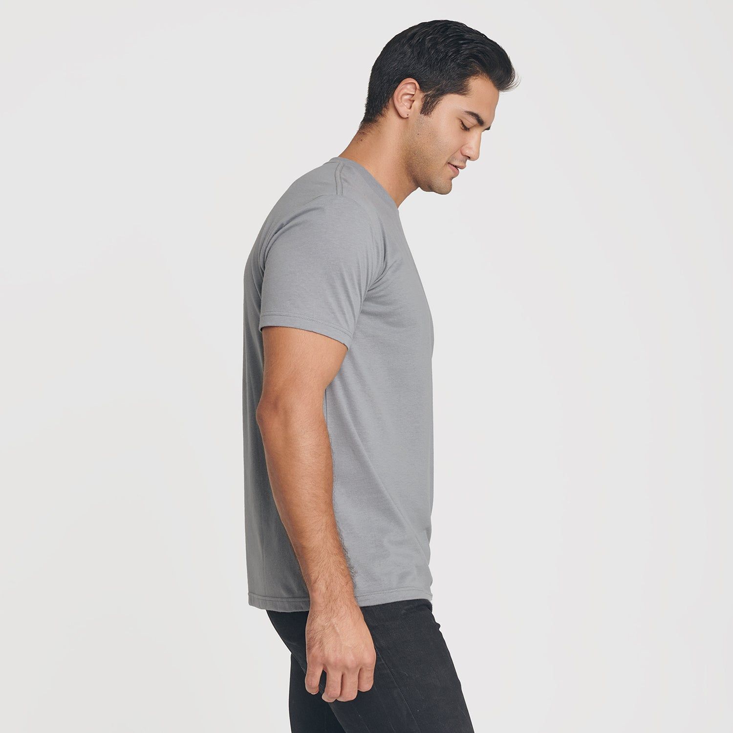 Slate Crew Neck T-Shirt sold by True Classic product image thumbnail 4