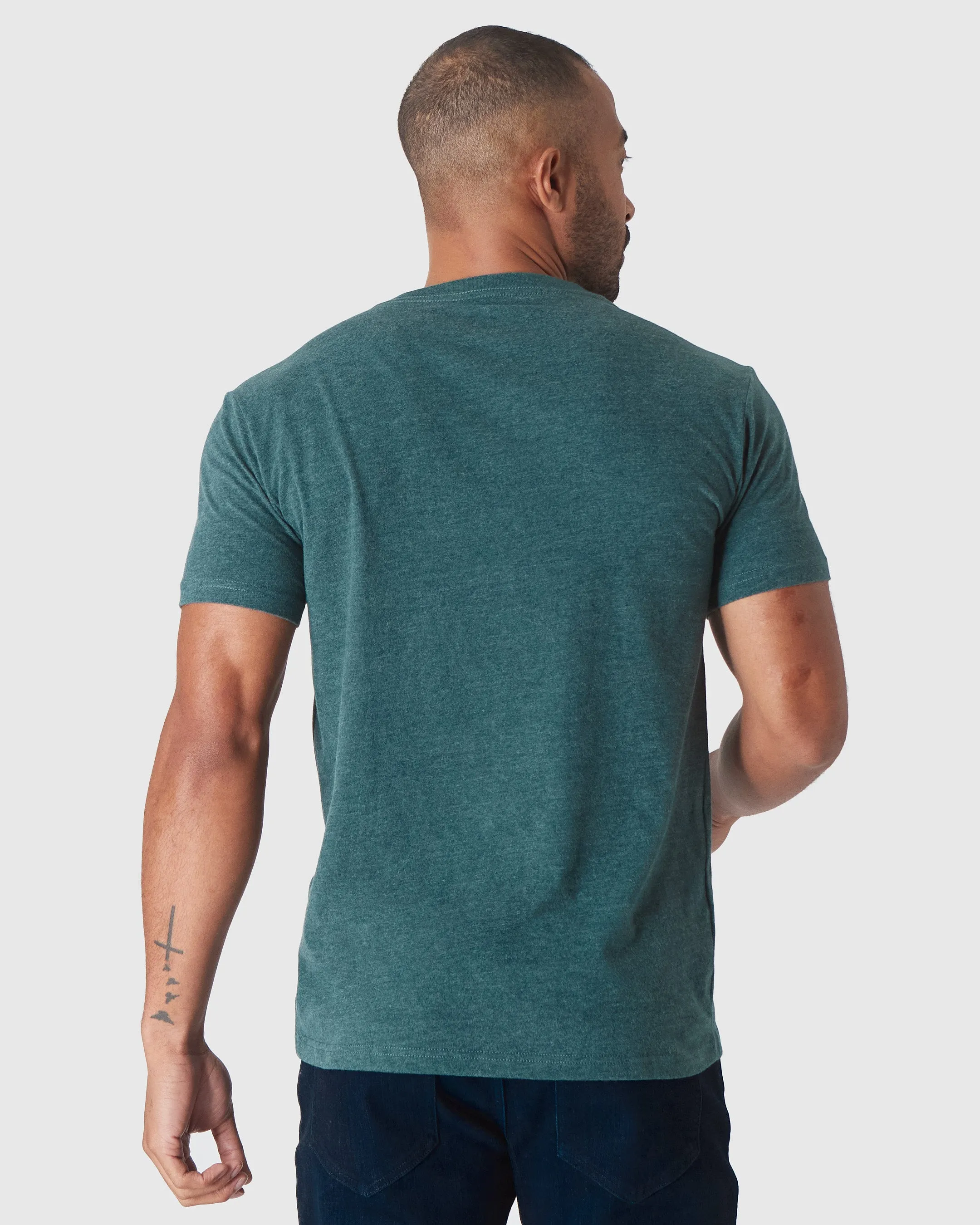 Heather Seafarer Classic V-Neck sold by True Classic product image thumbnail 3