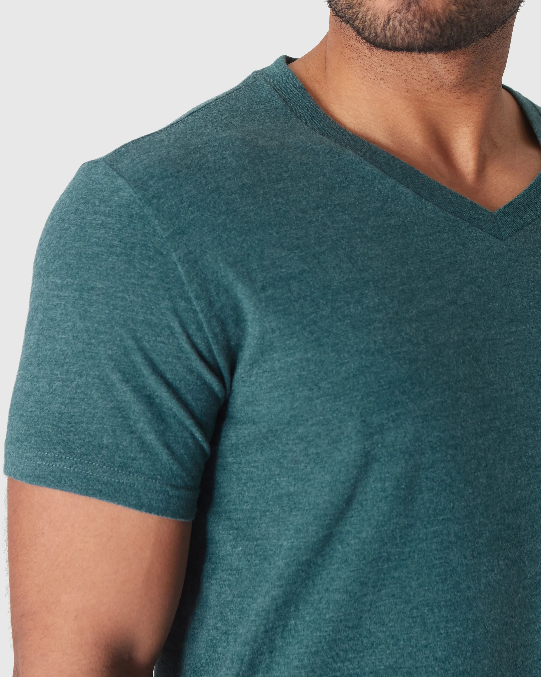 Heather Seafarer Classic V-Neck sold by True Classic product image thumbnail 5