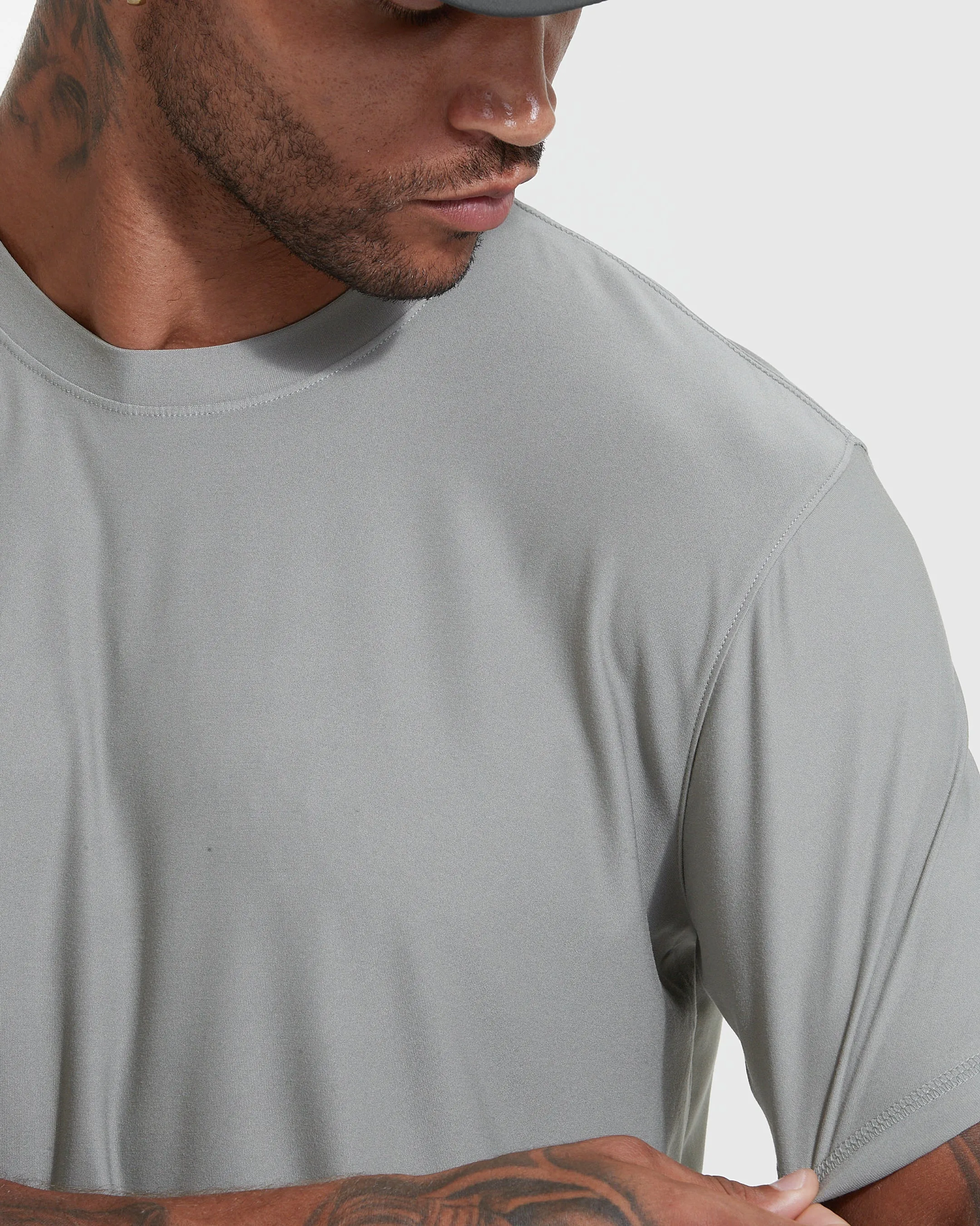 Iron Gray Active Crew Neck Tee sold by True Classic product image thumbnail 5