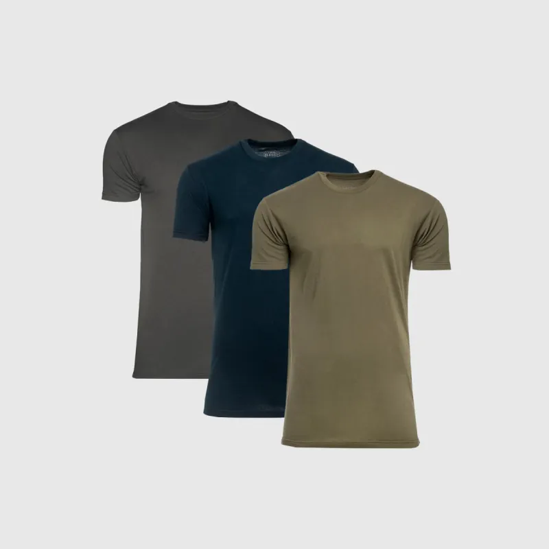 The Tall Round Hem Crew Neck T-Shirt Color 3-Pack sold by True Classic
