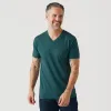 Heather Emerald V-Neck Tee sold by True Classic