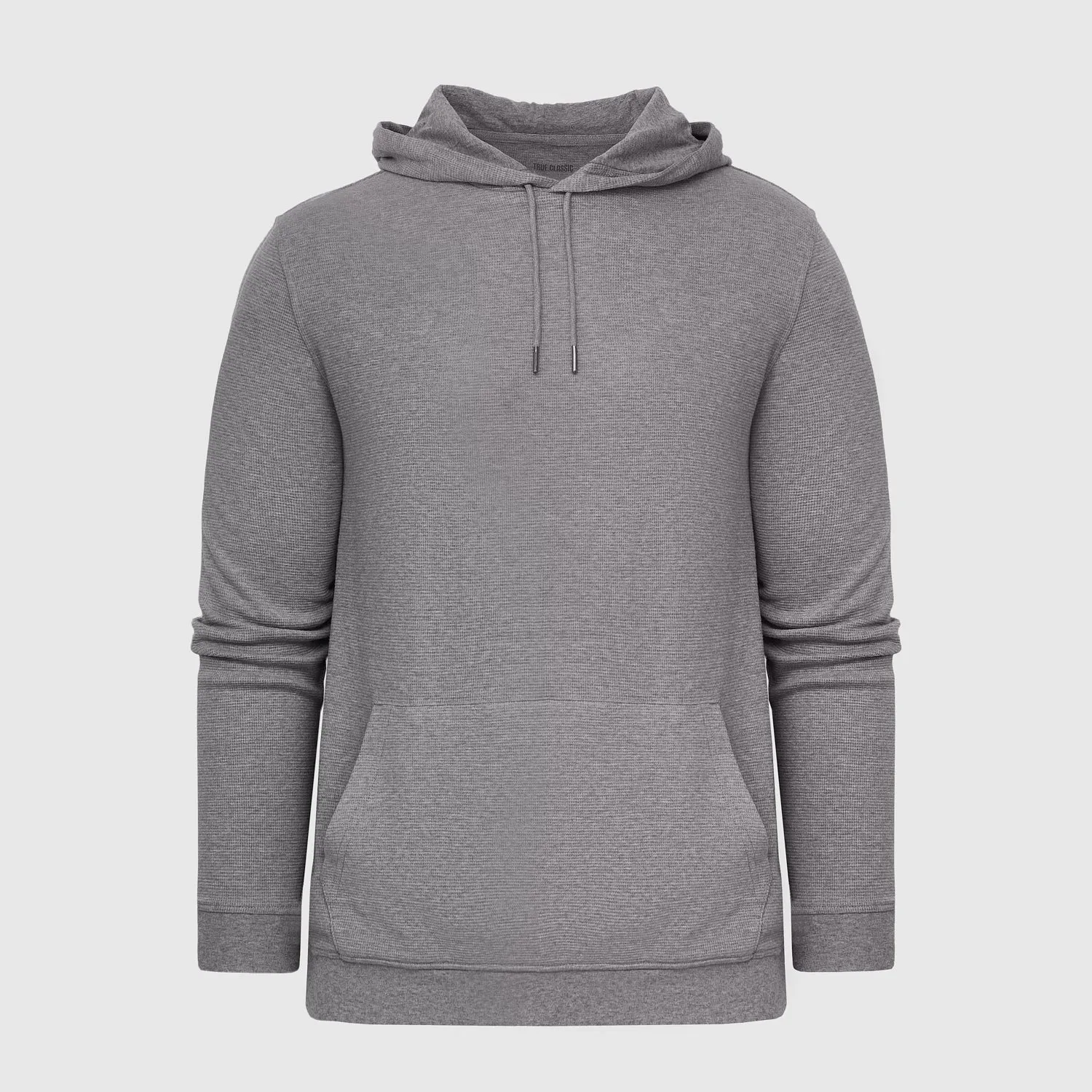 Heather Gray Waffle Hoodie sold by True Classic product image thumbnail 2