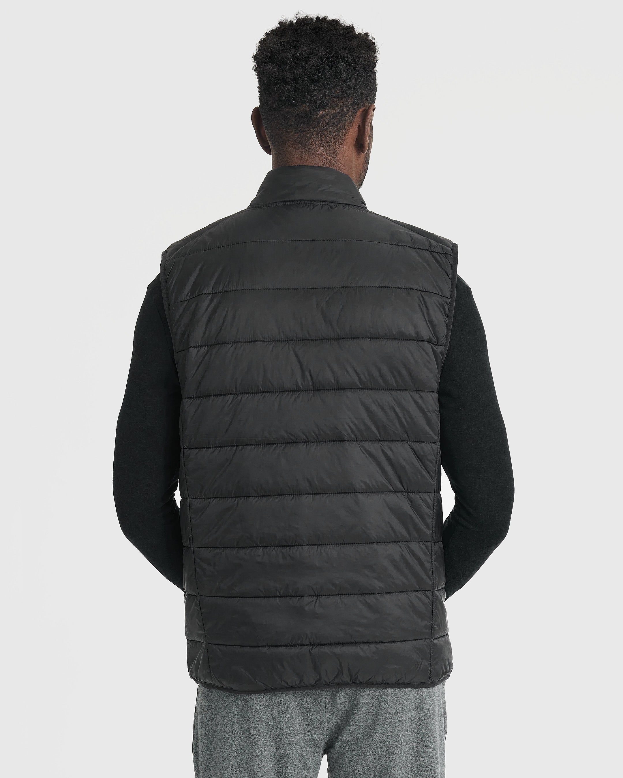 Black Puffer Vest sold by True Classic product image thumbnail 4