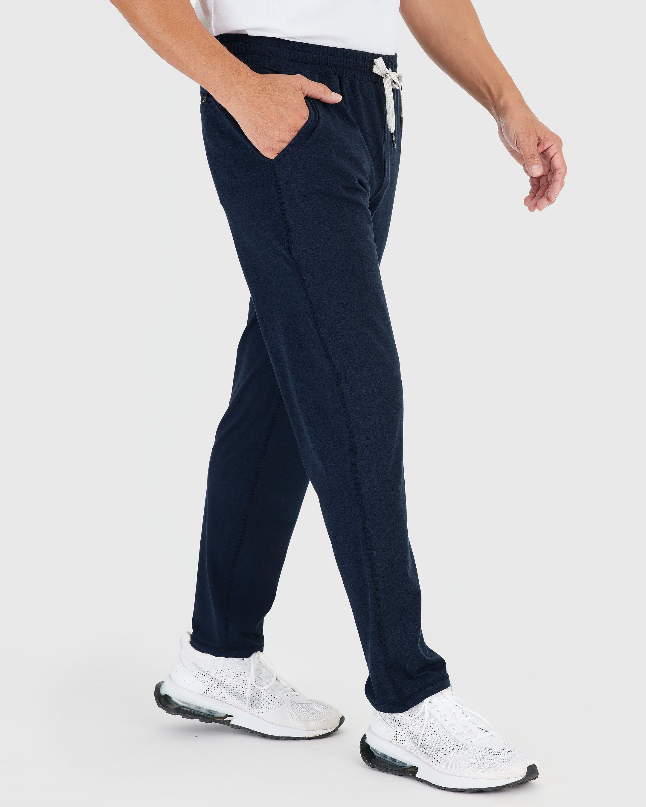 Heather Navy Active Comfort Straight Leg Pant sold by True Classic product image thumbnail 4