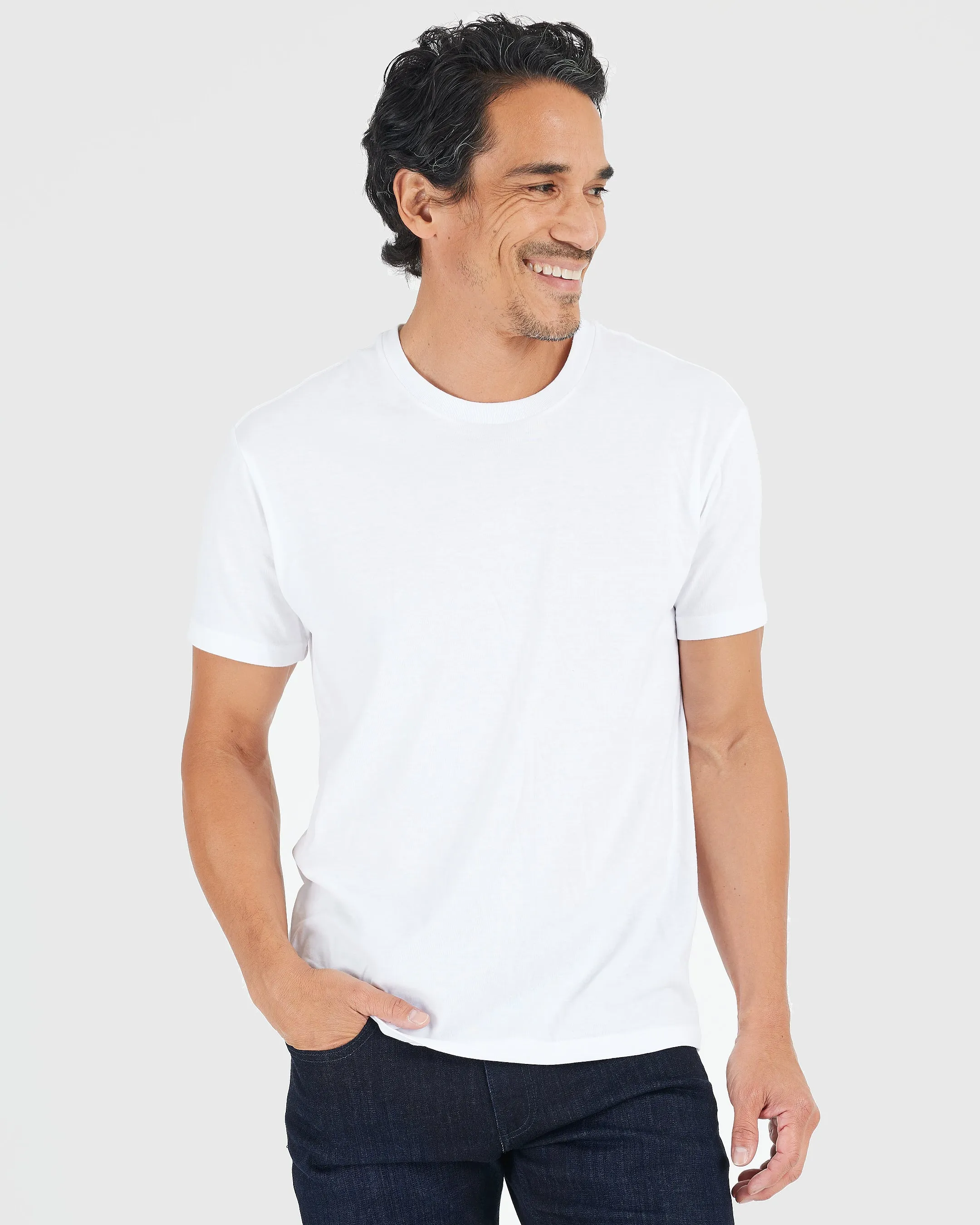 White Classic Crew Neck 6-Pack sold by True Classic product image thumbnail 2
