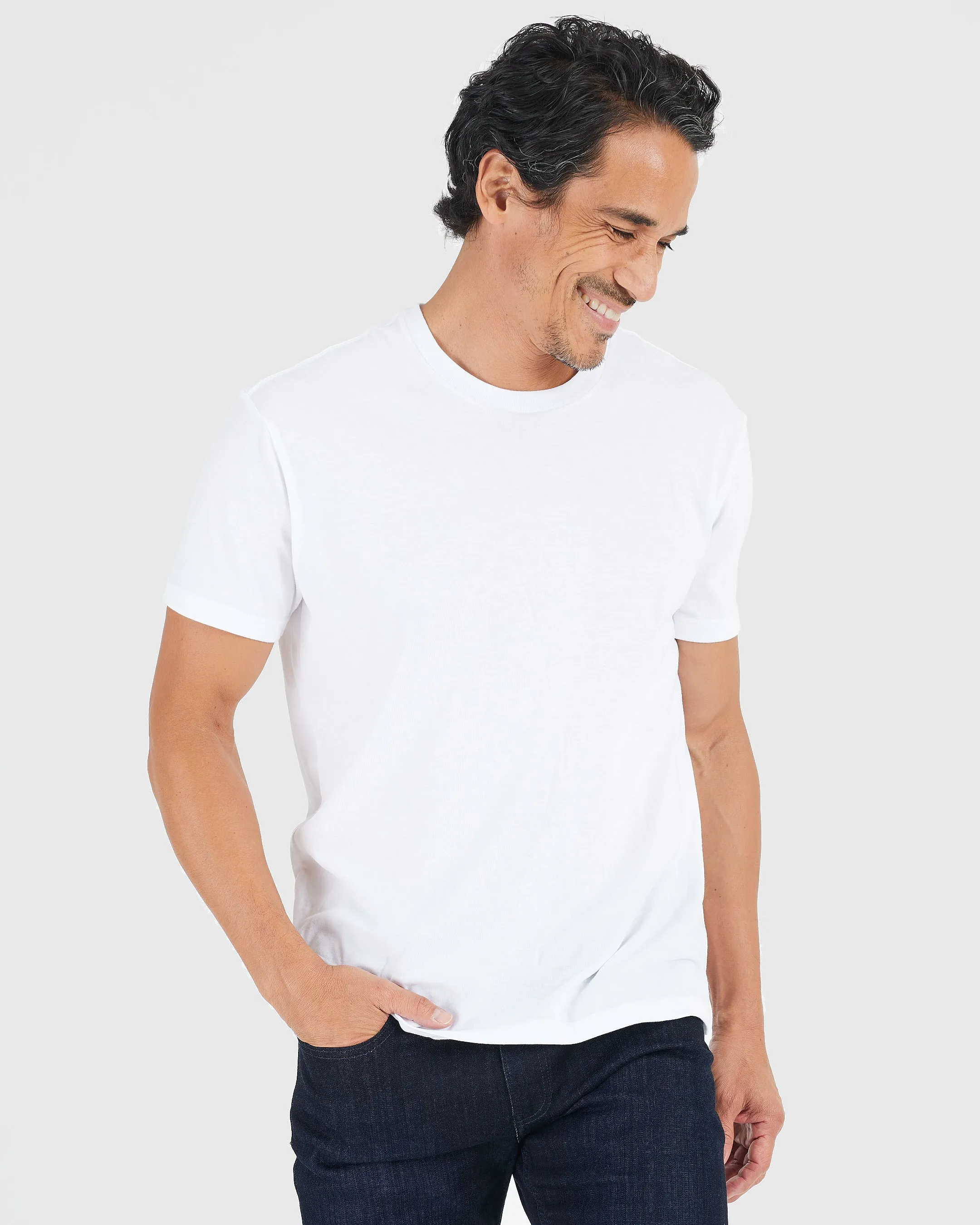 White Classic Crew Neck 6-Pack sold by True Classic product image thumbnail 4
