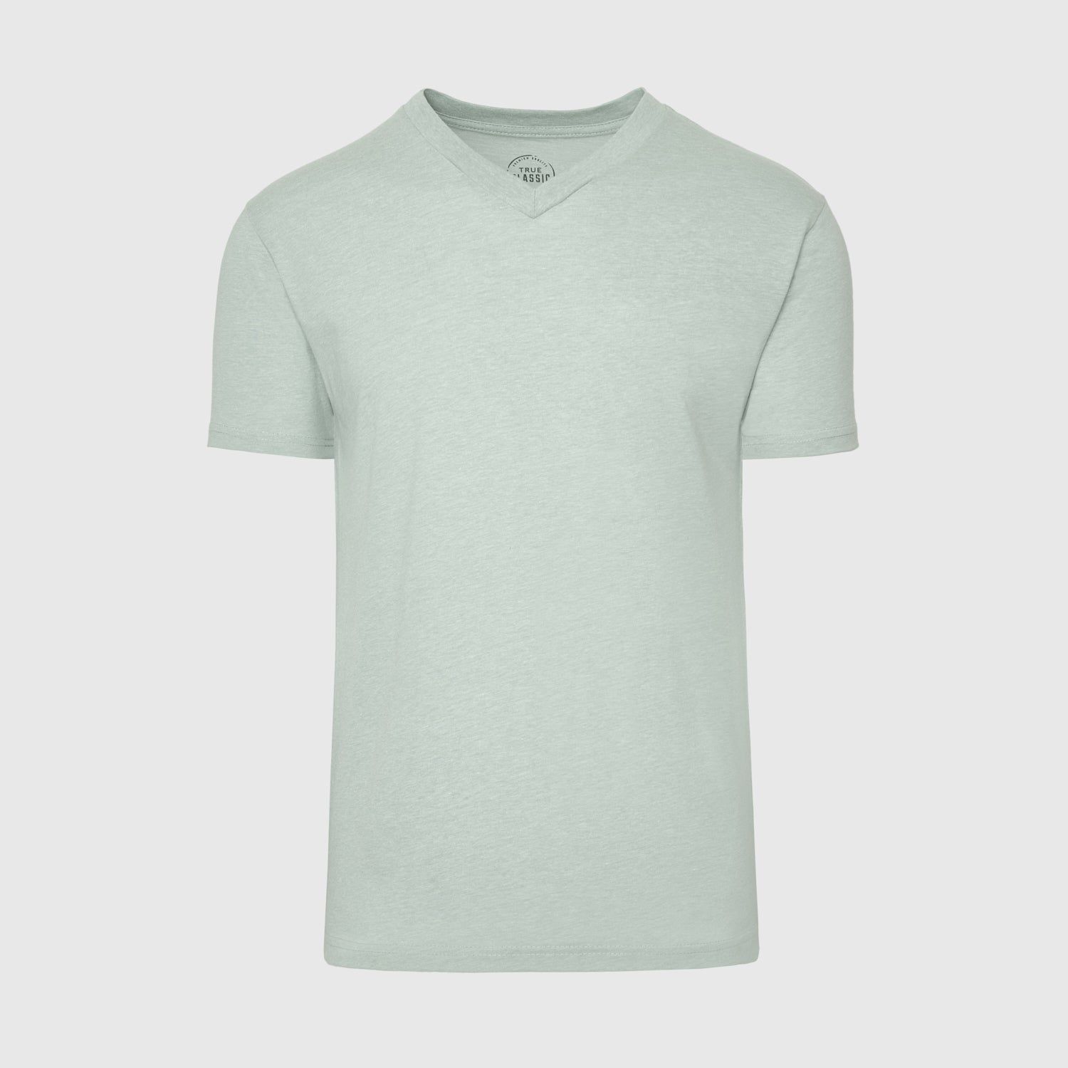 Heather Sage V-Neck T-Shirt sold by True Classic product image thumbnail 2