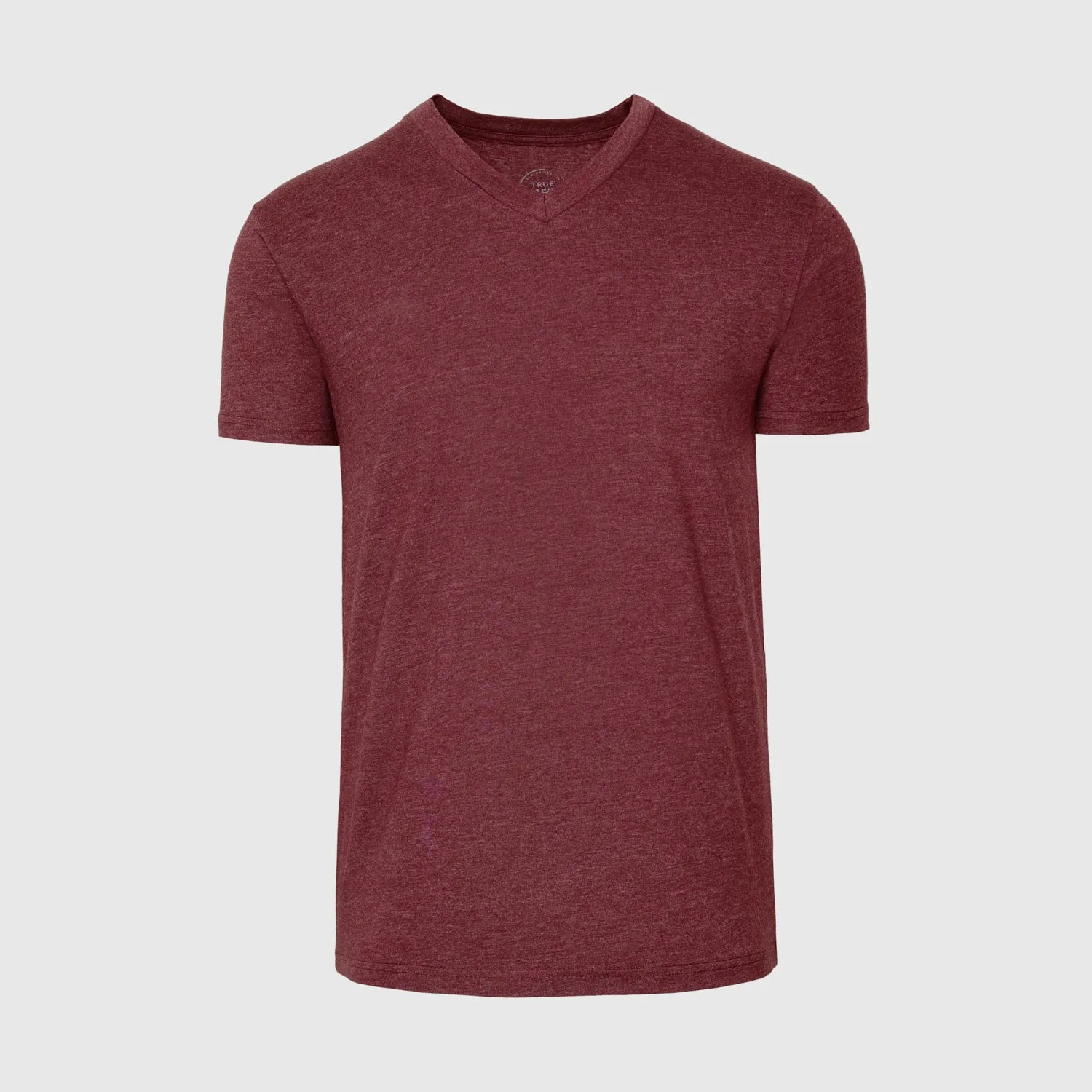 Heather Burgundy V-Neck Tee sold by True Classic product image thumbnail 2