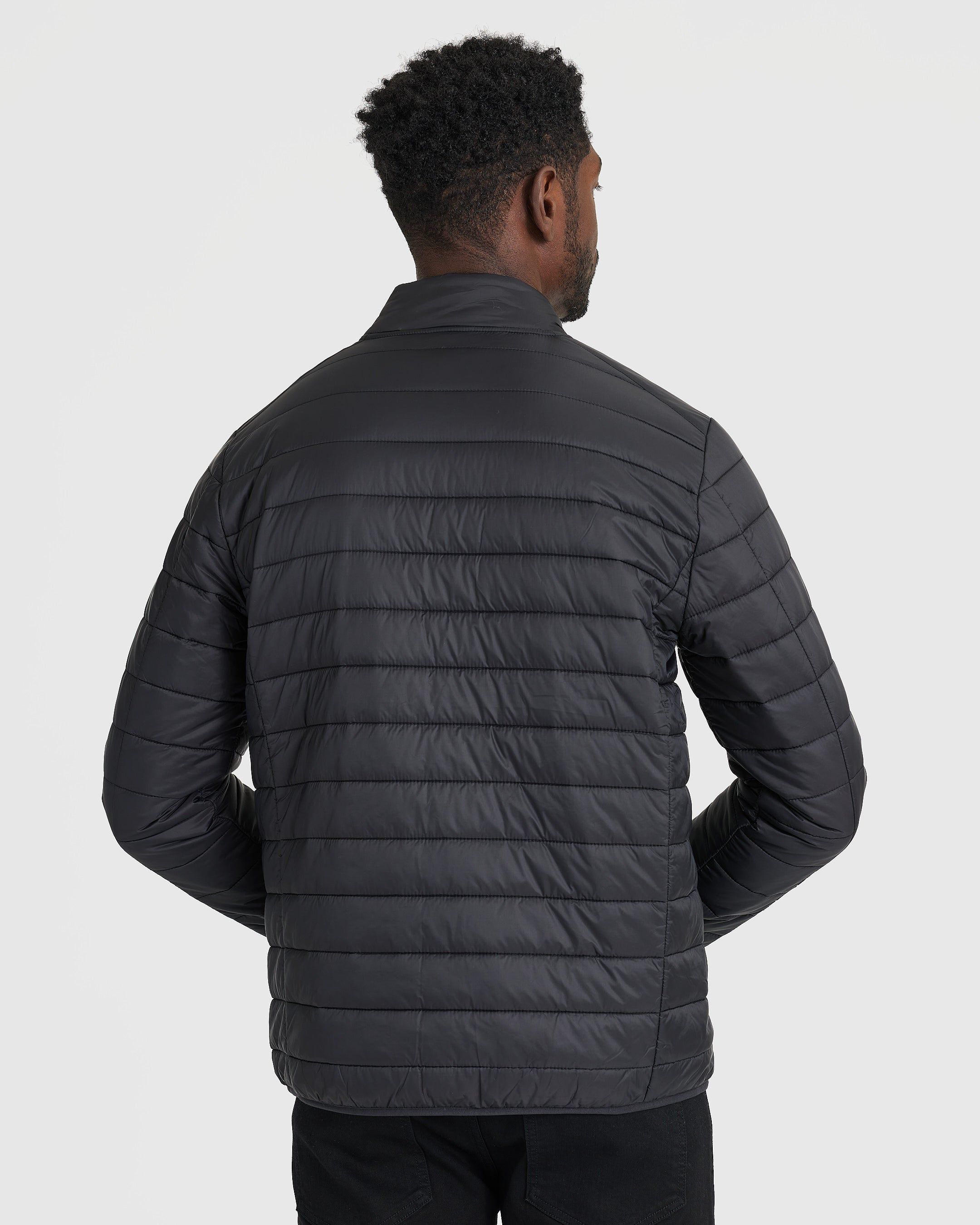 Black Puffer Jacket sold by True Classic product image thumbnail 4