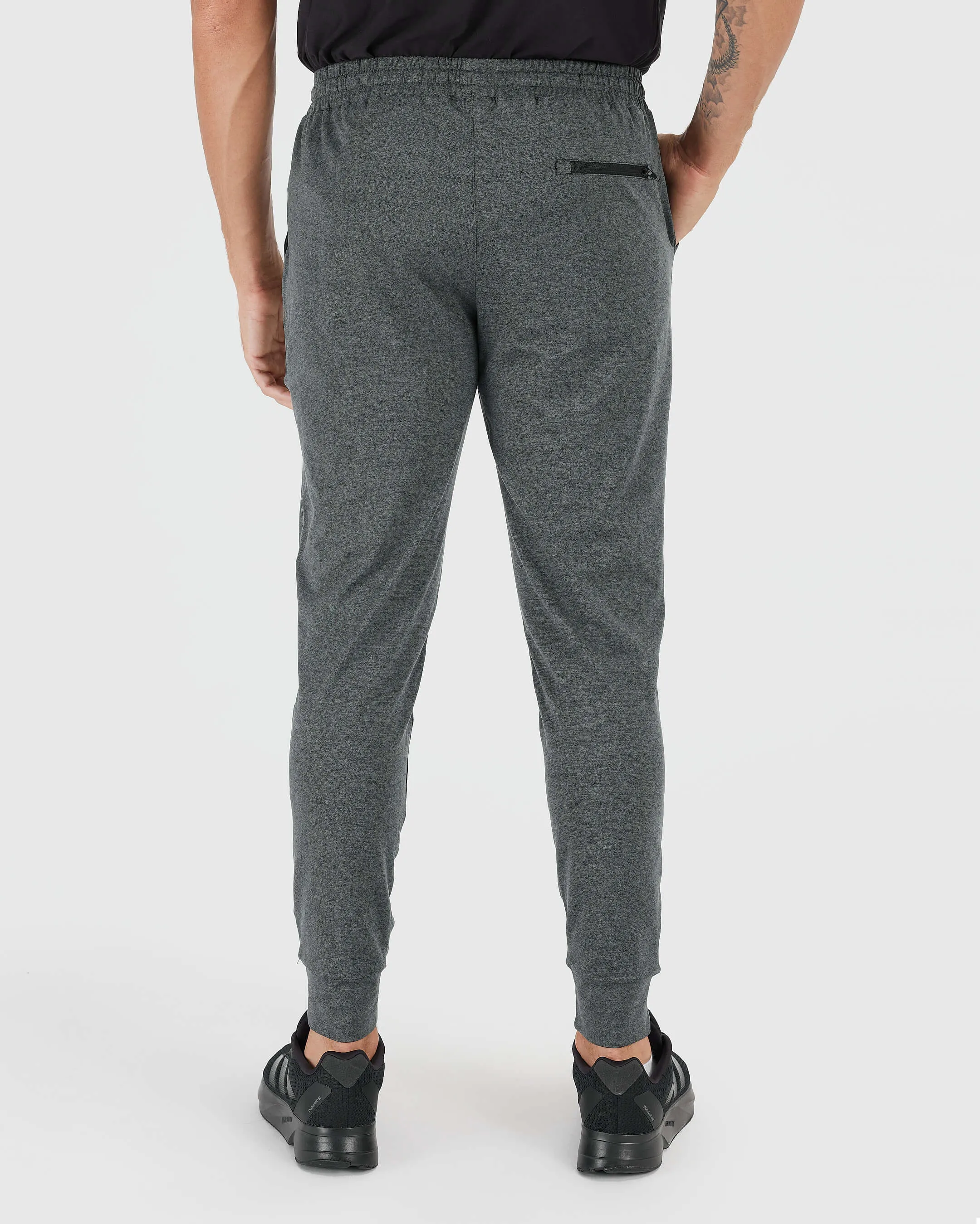 Charcoal Heather Gray Active Joggers sold by True Classic product image thumbnail 3
