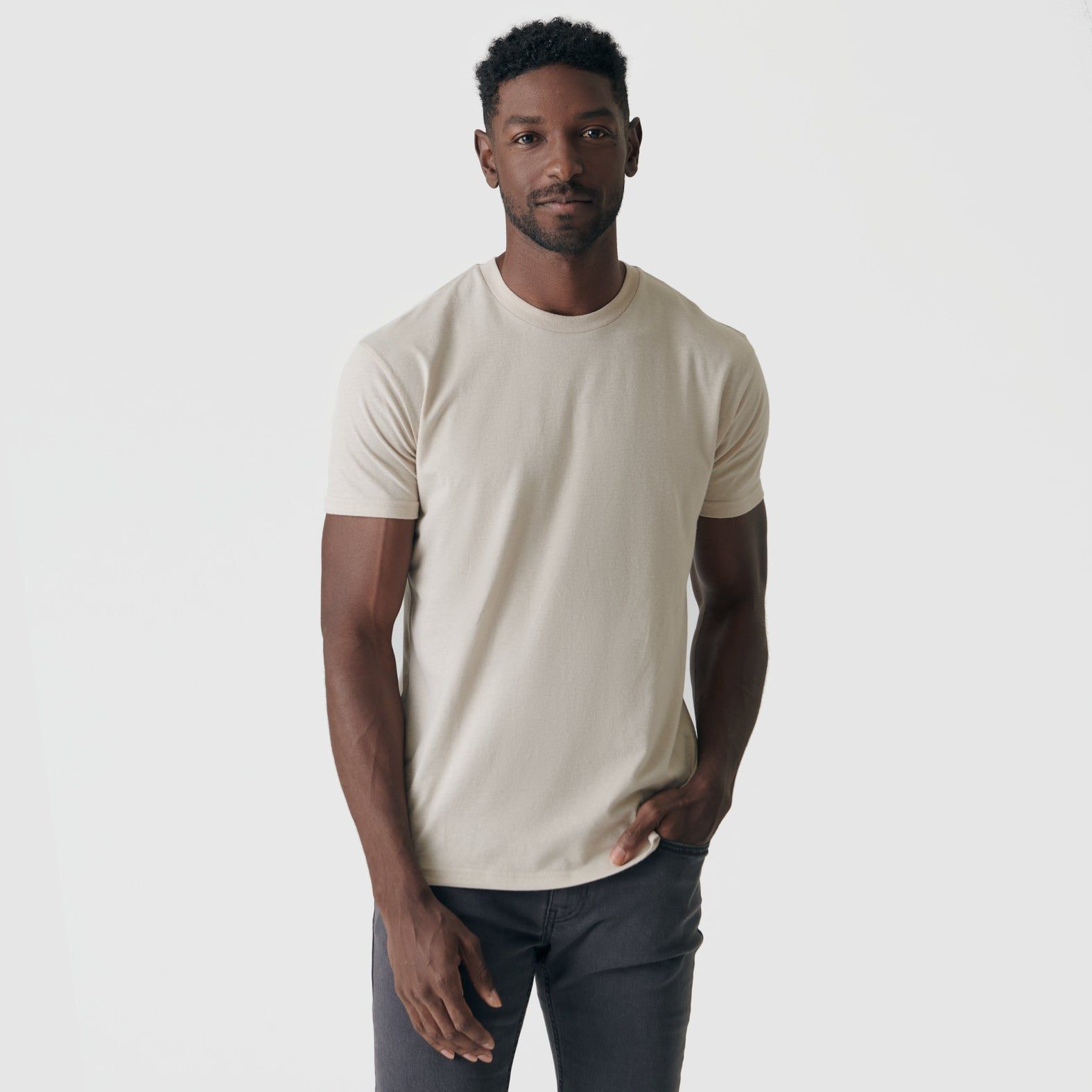 Sandstone Crew Neck sold by True Classic