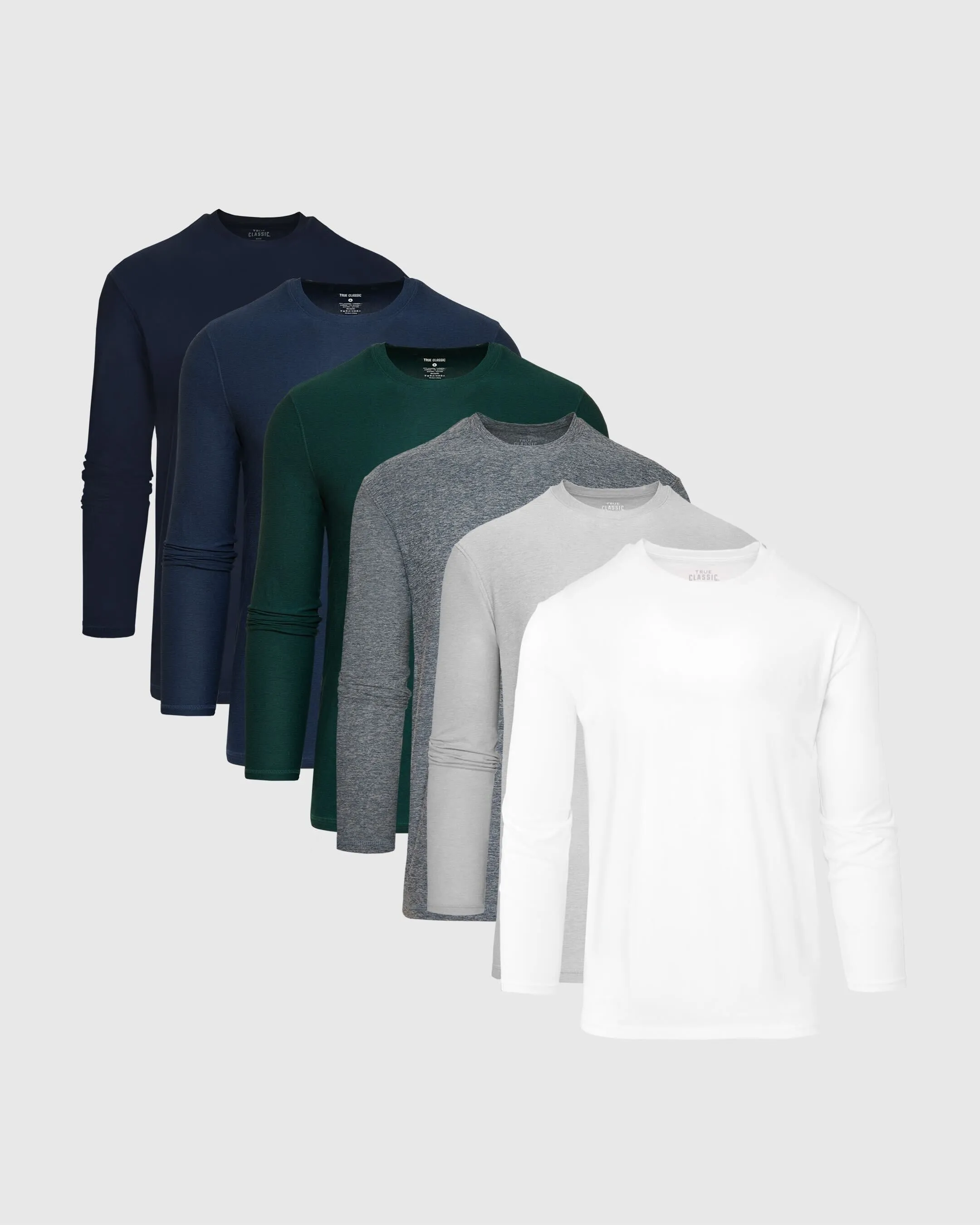 Active Long Sleeve Crew 6-Pack sold by True Classic
