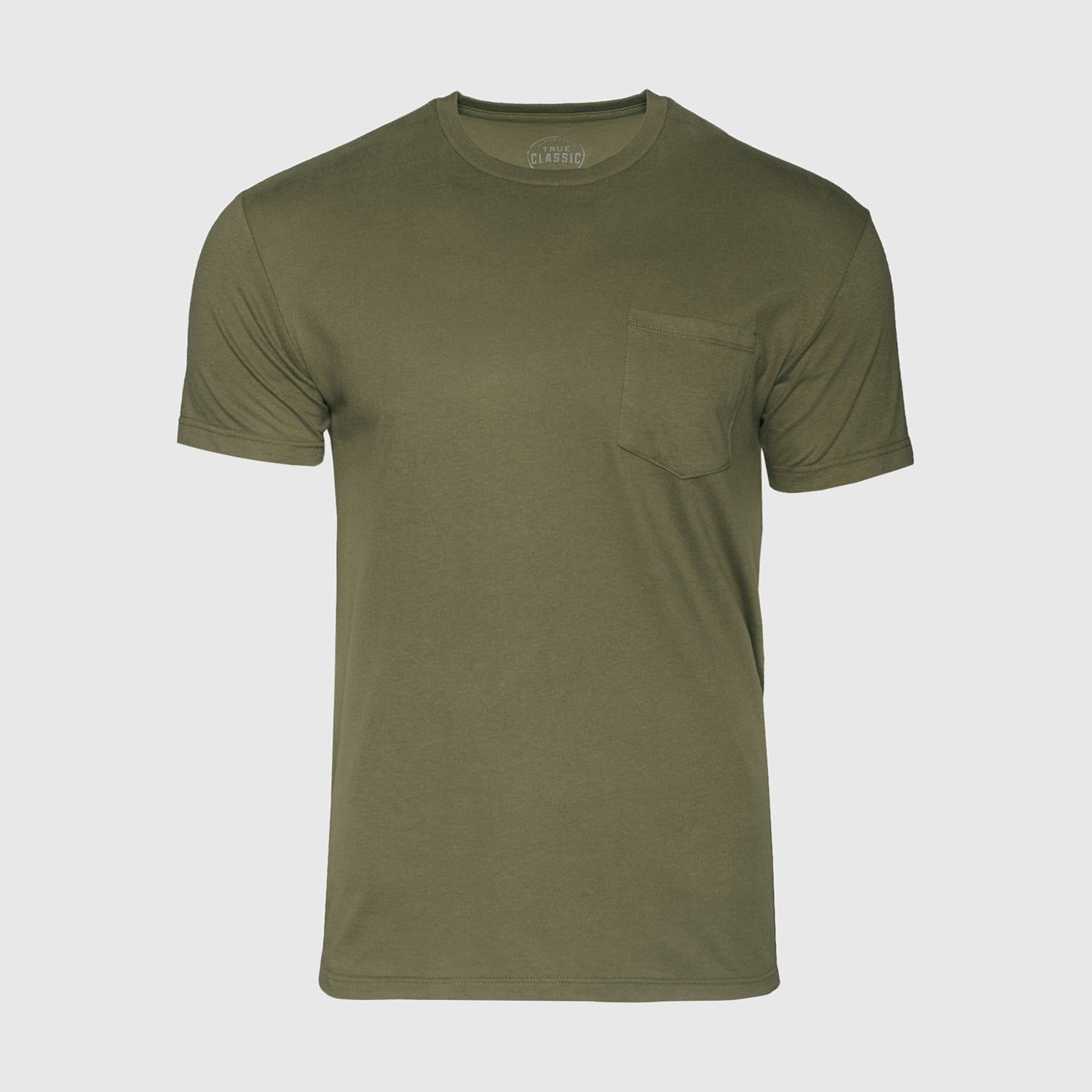 Military Green Pocket Crew Tee sold by True Classic product image thumbnail 2
