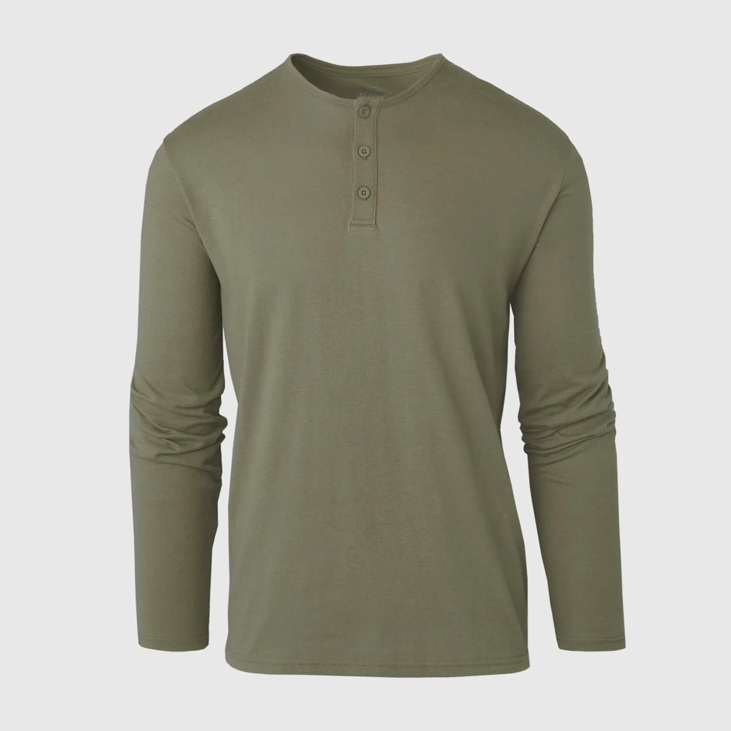 Military Green Classic Long Sleeve Henley sold by True Classic product image thumbnail 2