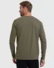 Military Green Classic Long Sleeve Henley sold by True Classic