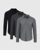 Neutral Long Sleeve Do-It-All Comfort Shirt 3-Pack sold by True Classic