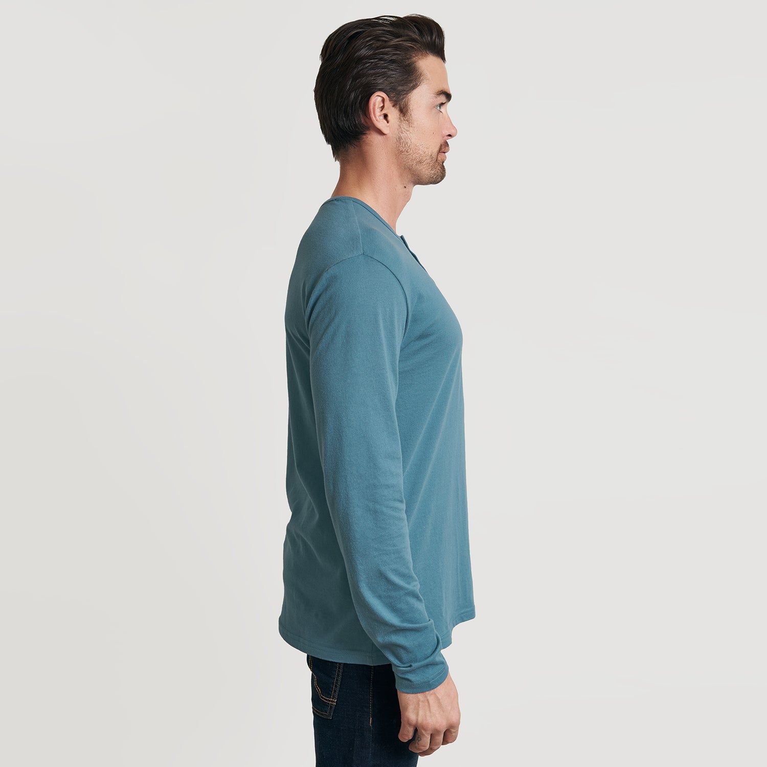 Bluestone Long Sleeve Henley sold by True Classic product image thumbnail 4