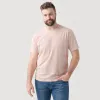 Heather Dusty Pink Short Sleeve Crew Neck Tee sold by True Classic