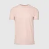 Heather Dusty Pink Short Sleeve Crew Neck Tee sold by True Classic