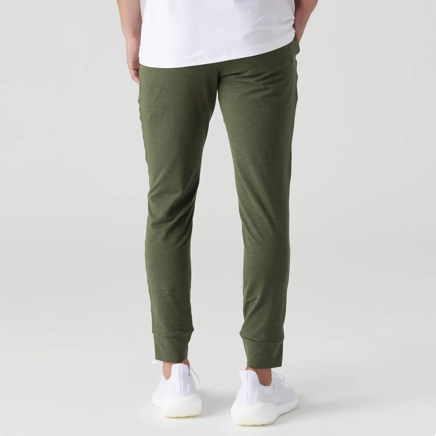 Dark Heather Military Green Active Joggers sold by True Classic product image thumbnail 3