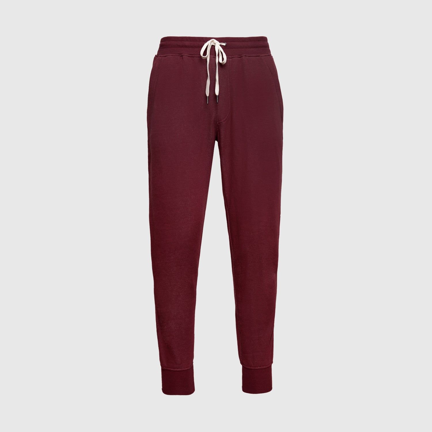 Burgundy Fleece Joggers sold by True Classic product image thumbnail 2