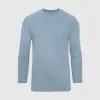 Heather Indigo Classic Long Sleeve Crew Neck sold by True Classic