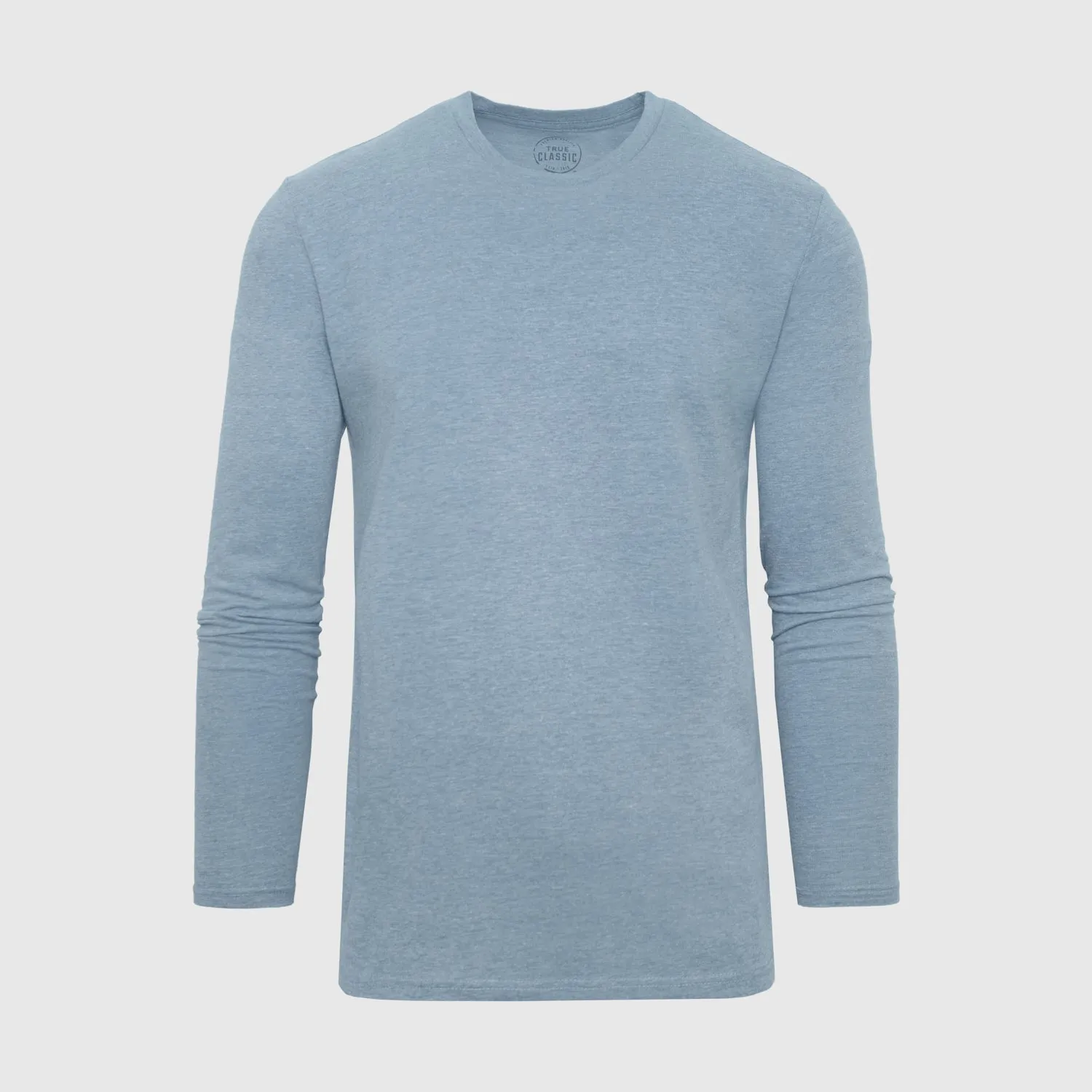 Heather Indigo Classic Long Sleeve Crew Neck sold by True Classic product image thumbnail 2